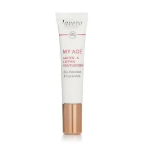 LaveraMy Age Eye & Lip Contour Cream With Organic Hibiscus & Ceramides - For Mature Skin 15ml/0.5oz