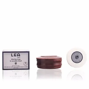 Lea - Classic shaving soap in wooden bowl : Cleanser - Make-up remover 3.4 Oz / 100 ml