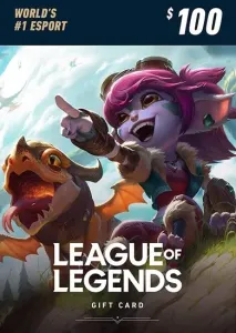 League of Legends Gift Card 100$ - Riot Key NA Server Only