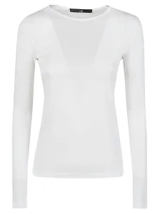 LIVIANA CONTI - Long Sleeve Cotton Blend T-shirt #1138391