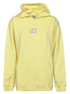 LIVINCOOL - Cotton Oversized Logo Hoodie #820941