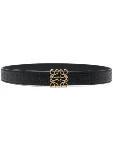 LOEWE - Repeat Reversible Leather Belt #1230520