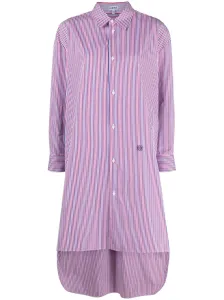 LOEWE - Striped Cotton Shirt Dress #1126826