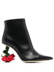 LOEWE - Leather Heel Ankle Boots #1122501