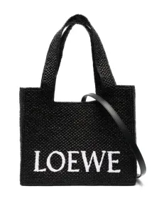 LOEWE - Loewe Font Medium Raffia Tote Bag #1272757