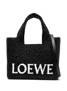 LOEWE - Loewe Font Small Raffia Tote Bag #1274372
