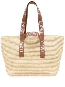 LOEWE - Logo Raffia Shopping Bag