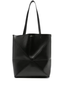 LOEWE - Puzzle Fold Medium Leather Tote Bag