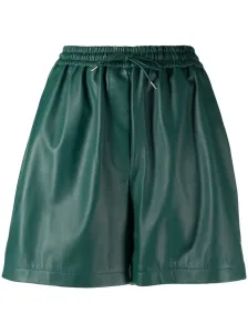LOEWE - Drawstring Leather Shorts #48503