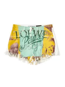LOEWE PAULA'S IBIZA - Printed Denim Shorts #820559