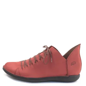 Loints of Holland, 68066 Natural Nieuwvliet Women's Lace-up Shoes, red Größe 37