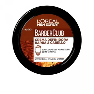 L'Oréal - Barber Club Crema definidora barba y cabello : Shaving and beard care 2.5 Oz / 75 ml