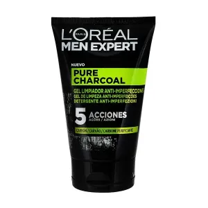 L'Oréal - Pure charcoal Gel limpiador anti-imperfeccion : Cleanser - Make-up remover 3.4 Oz / 100 ml