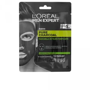 L'Oréal - Pure charcoal tissue purifying mask : Mask 1 pcs