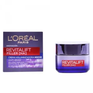 L'Oréal - Revitalift Filler Anti-Aging Volumizing Night Cream : Anti-ageing and anti-wrinkle care 1.7 Oz / 50 ml