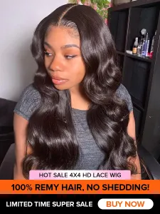 Essential Body Wave Lace Front Human Hair Wigs #876279