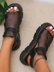 LW See Through Velcro Sandals