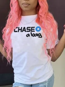 LW Chase Bag Letter Print T-shirt #777394