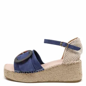 macarena, Anisa 5 Women's Platform Sandals, blue Größe 37 #1312166