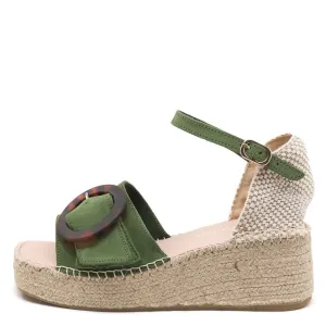 macarena, Anisa 5 Women's Platform Sandals, green Größe 40 #1312149