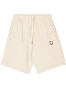 MAISON KITSUNE' - Fox Head Cotton Shorts #1280351