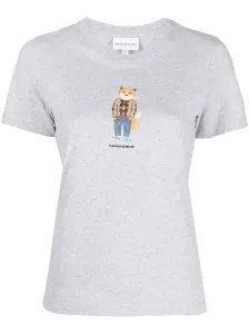 MAISON KITSUNE' - Dressed Fox Cotton T-shirt #1204995