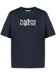 MAISON KITSUNE' - Logo Cotton Oversized T-shirt #1205340