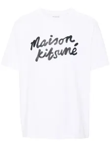 MAISON KITSUNE' - Logo Cotton T-shirt #1280304