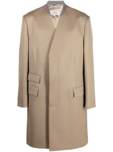 MAISON MARGIELA - Single Breasted Wool Coat #55840