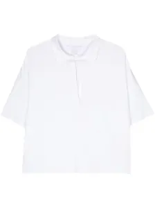 MAJESTIC - Oversized Viscose Polo Shirt #1285886