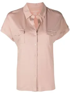 MAJESTIC - Short Sleeve Cotton Blend Shirt #1139140
