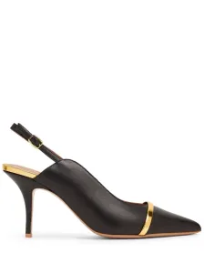 MALONE SOULIERS - Marion 70 Leather Slingback Pumps
