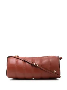 MANU ATELIER - Padded Cylinder Leather Shoulder Bag #47430