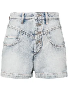 MARANT ETOILE - Jovany Denim Cotton Shorts #1258957