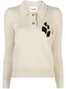 MARANT ETOILE - Nola Cotton Blend Polo Shirt #1227651
