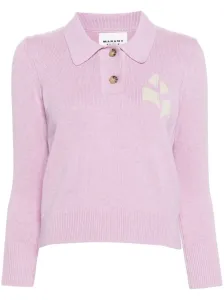 MARANT ETOILE - Nola Cotton Blend Polo Shirt #1242029