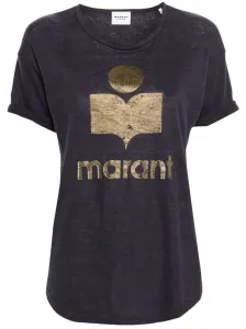 MARANT ETOILE - Logo Linen T-shirt #1241979