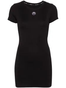 MARINE SERRE - Logo Organic Cotton Mini Dress #1263974