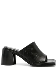 MARINE SERRE - Leather Heel Mules #1290210
