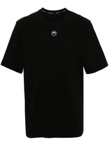 MARINE SERRE - Logo Organic Cotton T-shirt #1263985