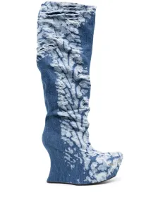 MASHA POPOVA - Denim Heel Boots #1209593