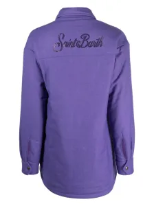 MC2 SAINT BARTH - Logo Strass Wool Overshirt #1174492