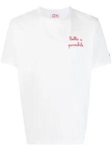 White T-shirts Mc2 Saint Barth