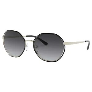 Michael Kors Dark Gray Gradient Irregular Ladies Sunglasses MK1072 10148G 57