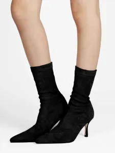 Women's Low Heel Sock Boots #559215