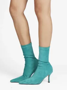 Women's Low Heel Sock Boots #559239