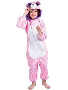 Kigurumi Pajamas Onesie Kitten Kids Winter Sleepwear Mascot Animal Carnival Costume onesie pajamas