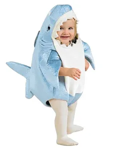 Baby Shark Costume Carnival Cosplay For Kids Padded Sponge Toddler's Clothes For Holiday #486165