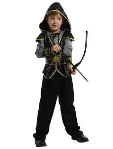 Kids Hunter Cosplay Costume Archer Carnival Outfit Wears #479592