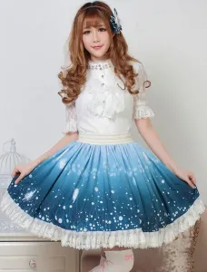 Sweet Lolita Skirt Wizard Of The Night Kawaii Lolita SK Lolita Skirt #453804